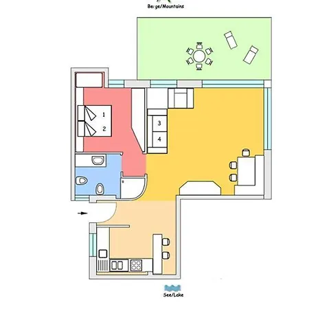 Vele - Rosso Garten-ferienwohnung Mit Pool Colico